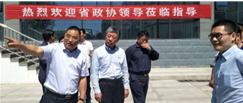 河北省政協(xié)副主席沈小平到青鳥(niǎo)消防考察調研